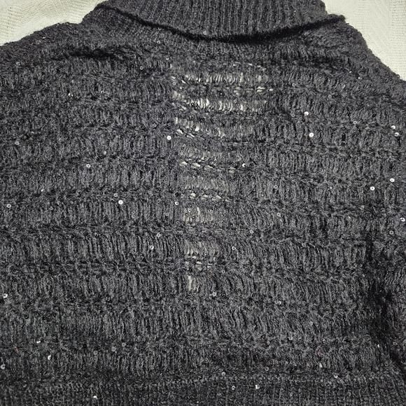 Express sweater shawl black size small - Picture 2 of 10